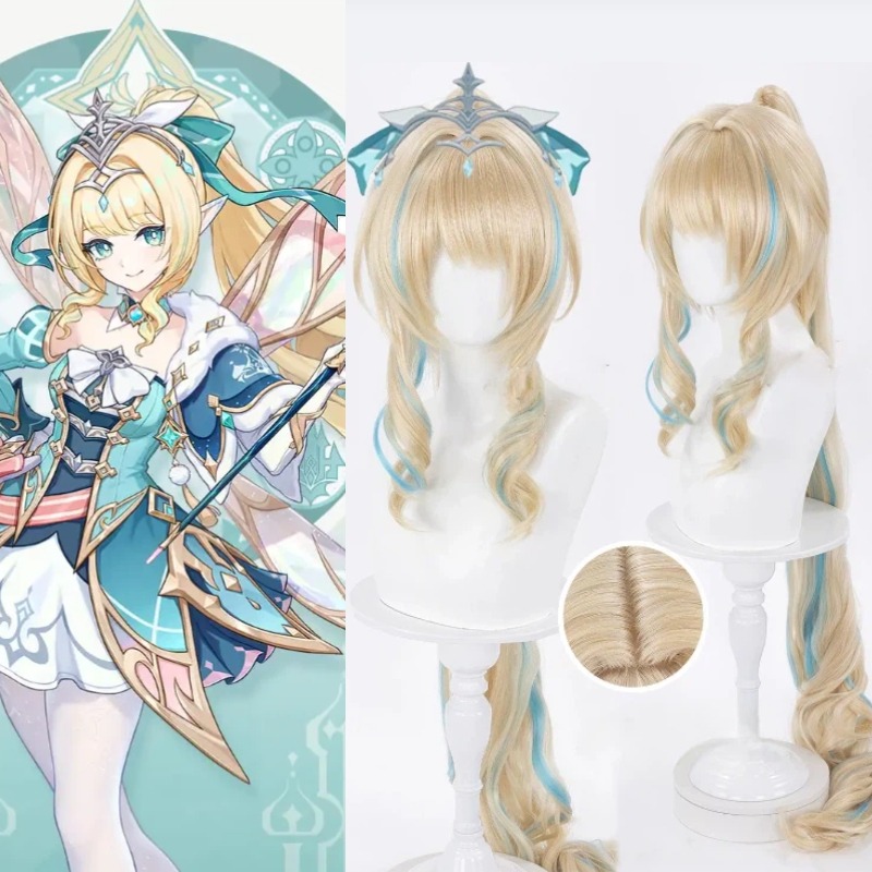 Anime Cosplay Long Hair - Game Genshin Impact Vesna Strivozha Cosplay