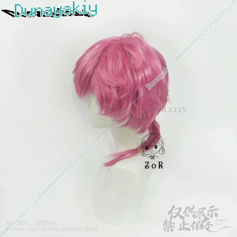 Ranma Saotome Cosplay Wig Anim - Cosplay Anime Pink Hair 评论和价格