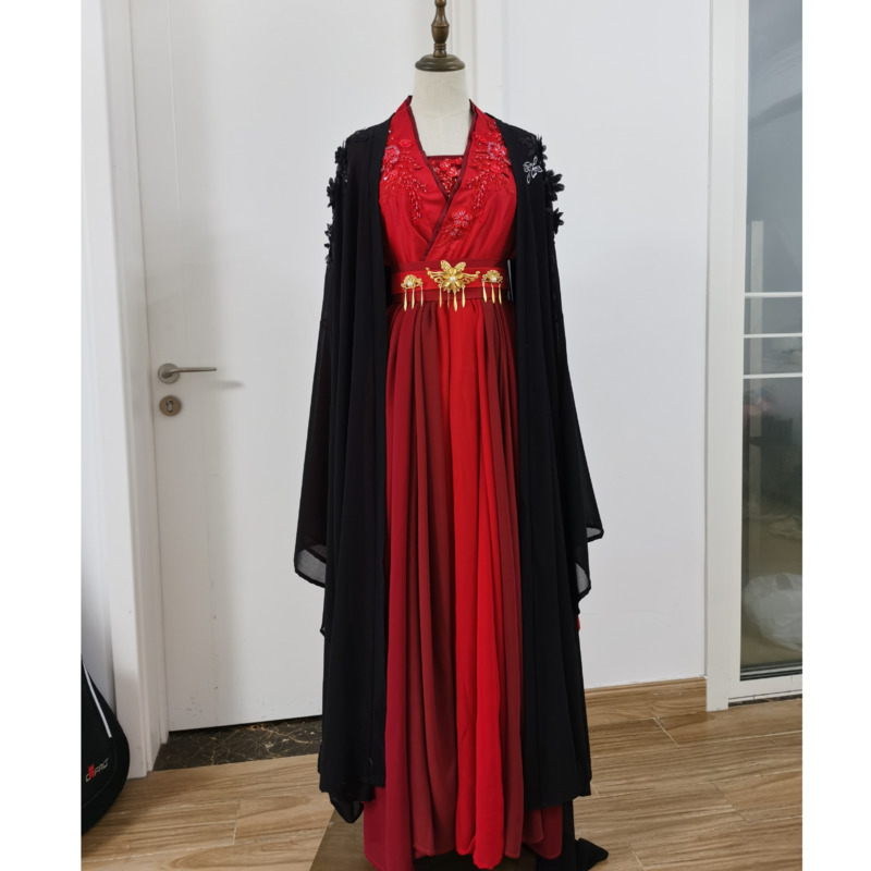 Jiu Jingyi's Black And Red Han - Anime Cosplay Red 评论和价格