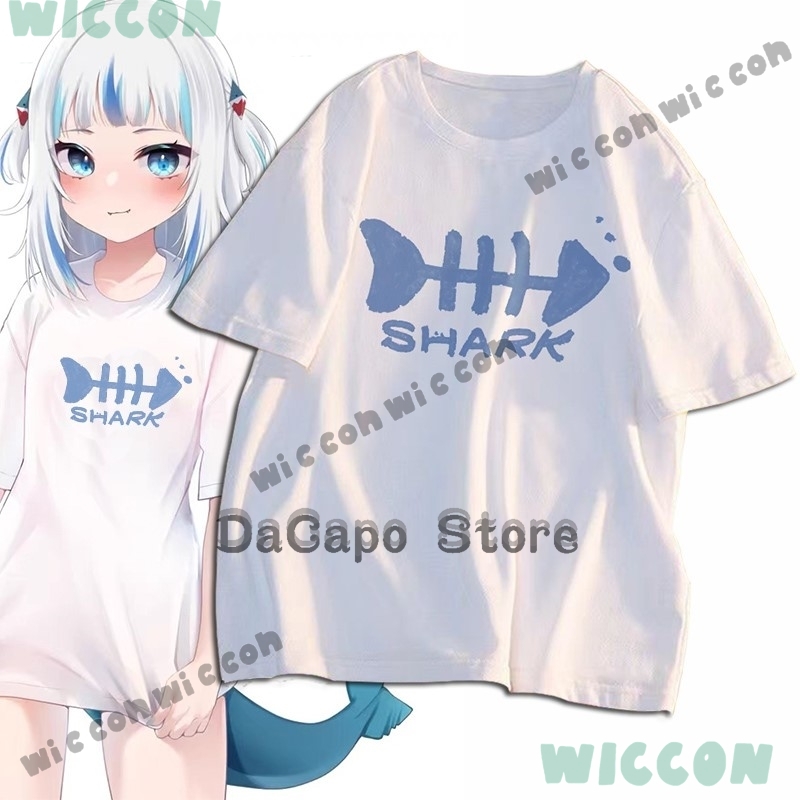 Call T-shirt Costume Shark Gaw - Anime Cosplay Youtuber 评论和价格