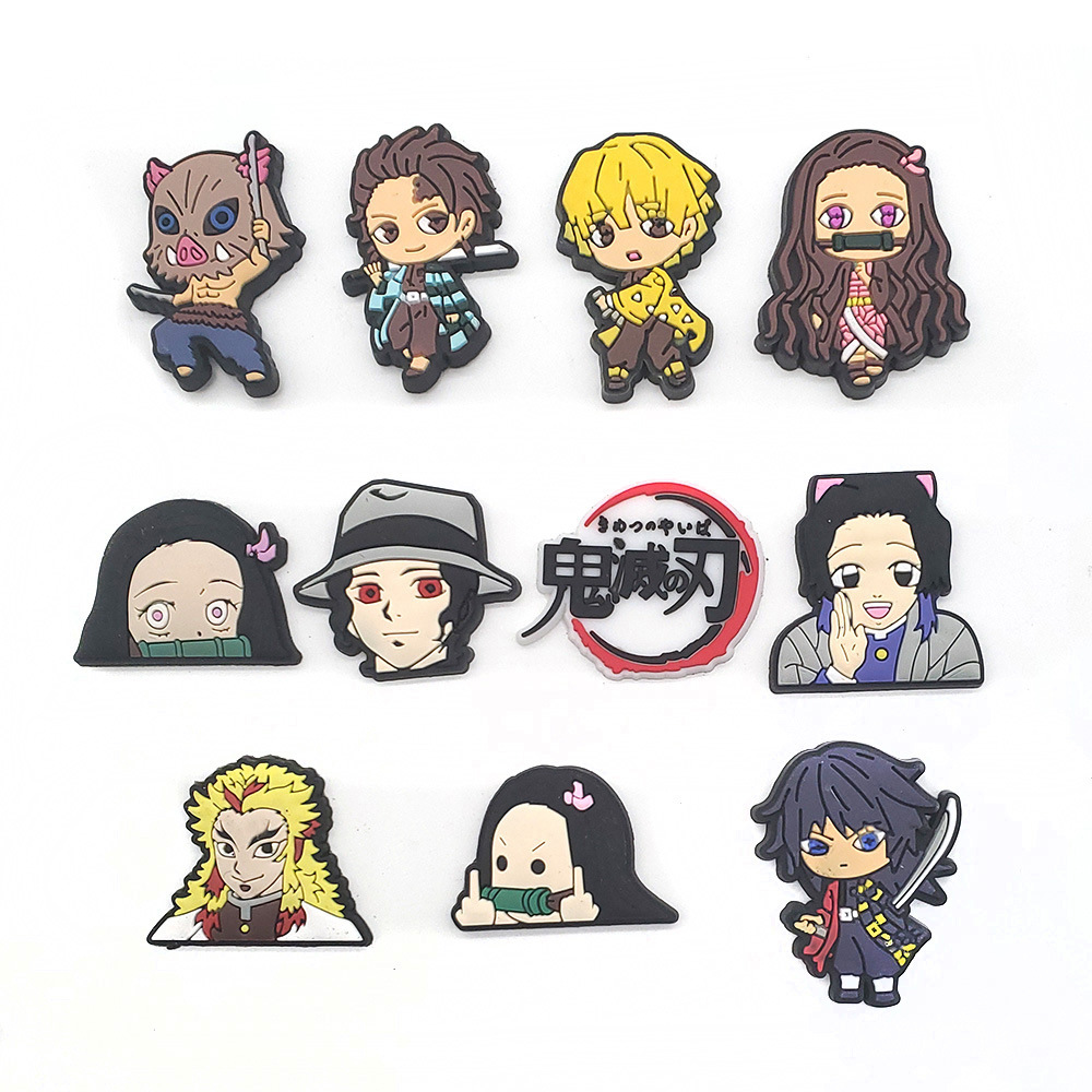 11pcs Set Demon Slayer Cartoon - Anime Cosplay Tanjiro 评论和价格