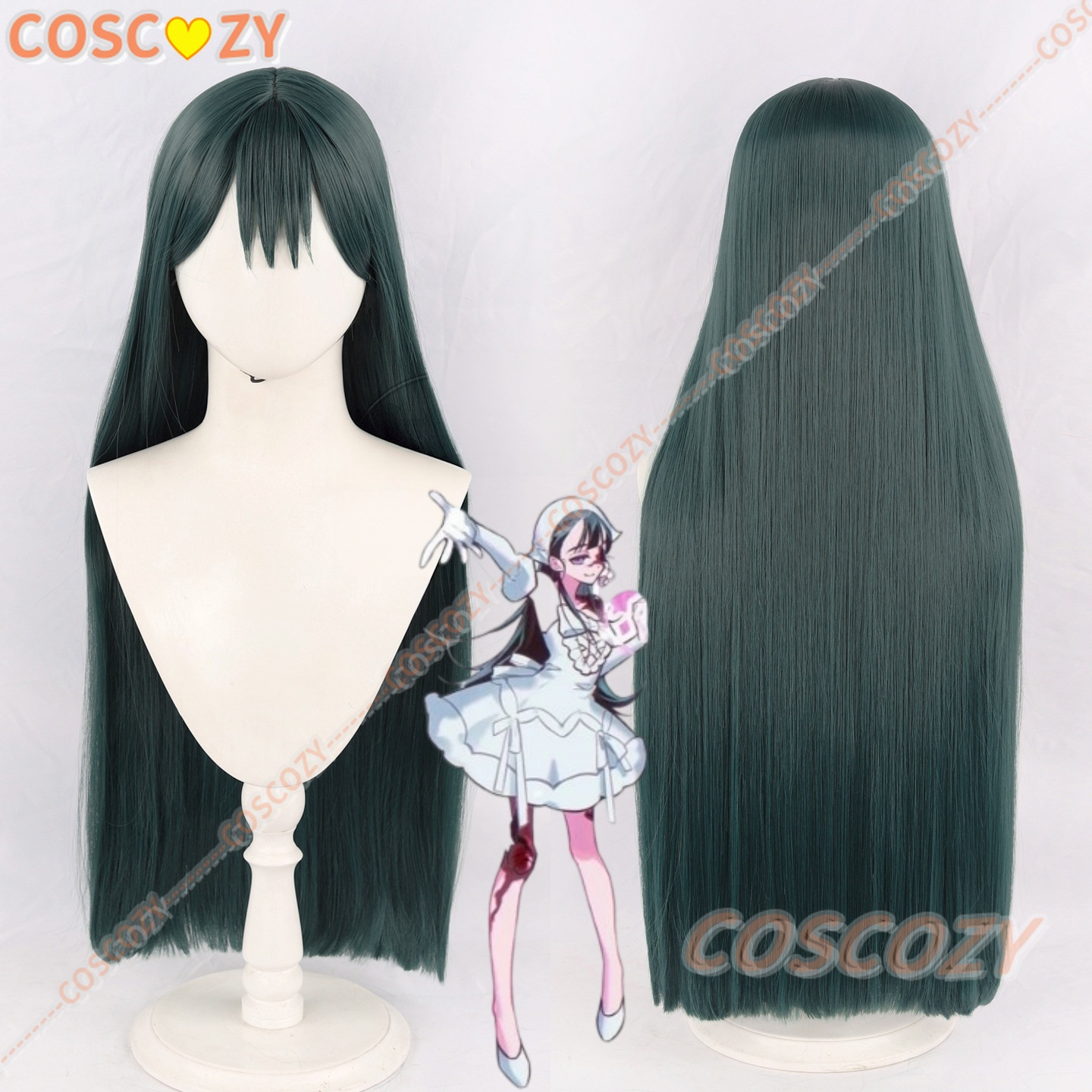 Zombie Stage Sua Cosplay Wig W - Anime Cosplay Long Hair 评论和价格