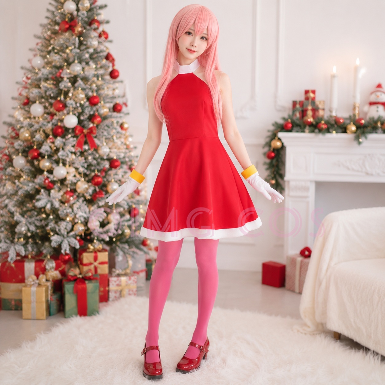 Amy Rose Cosplay Costume Adult - Anime Cosplay Dress For Women 评论和价格