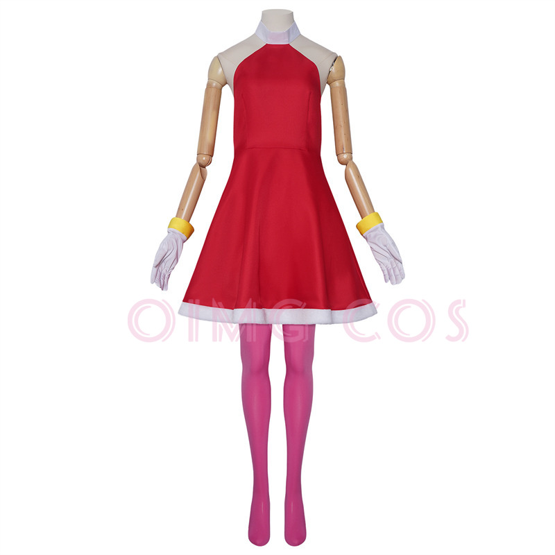 Amy Rose Cosplay Costume Adult - Anime Cosplay Dress For Women 评论和价格