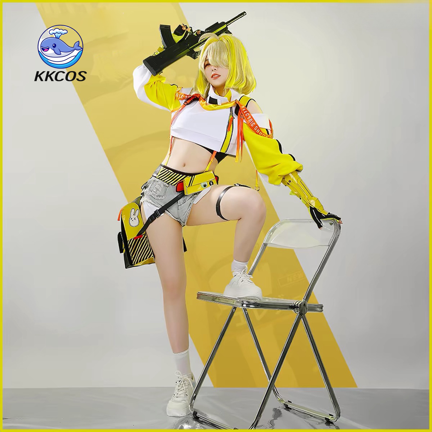 KKCos Nikke Elegg Cosplay Cost - Anime Cosplay Dress For Women 评论和价格