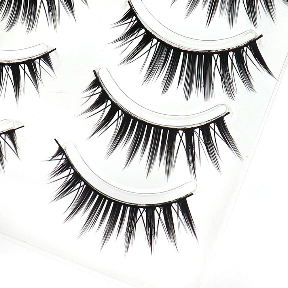 5 Pairs Makeup False Eyelash T - Anime Cosplay Lashes 评论和价格