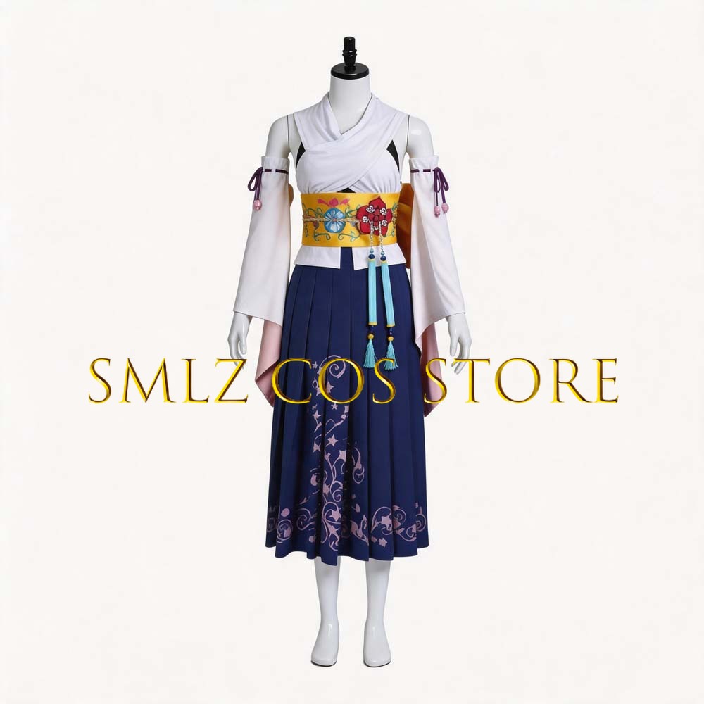 Smlz FFX Yuna Cosplay Anime FF - Anime Cosplay Dress For Women 评论和价格