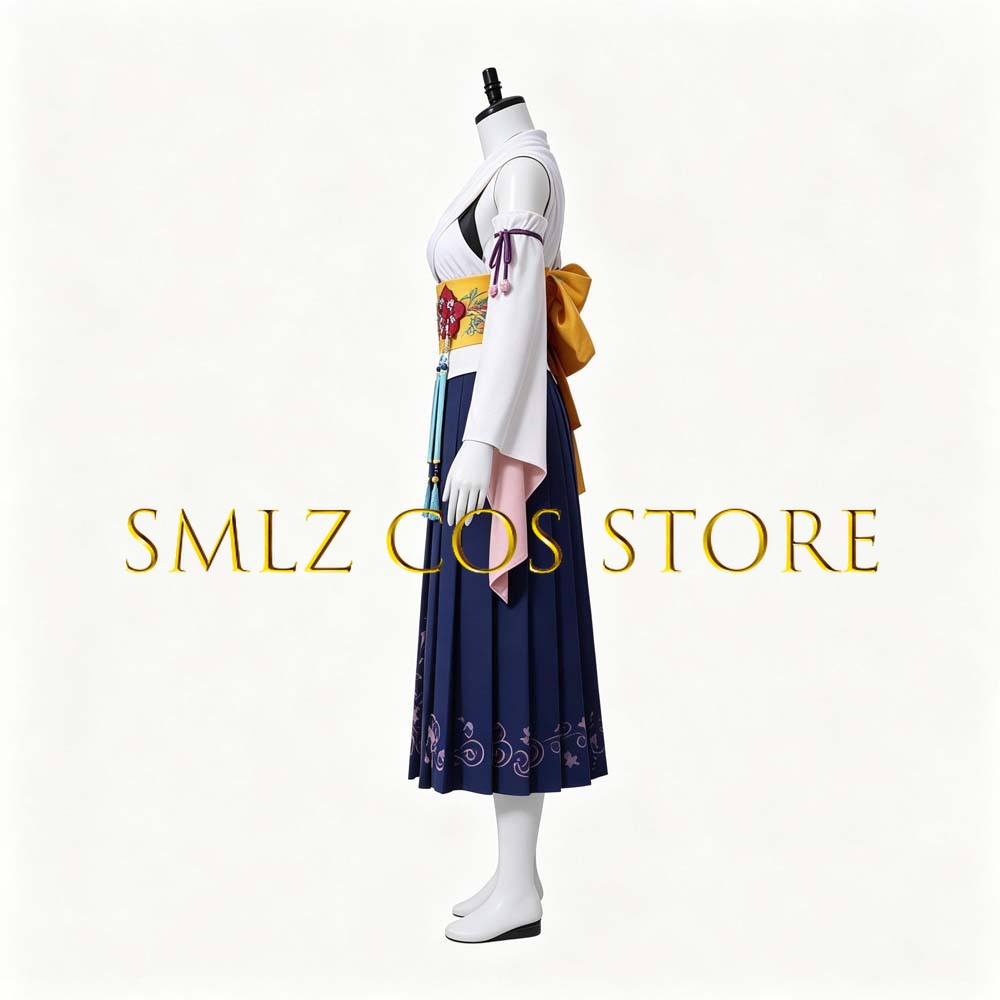 Smlz FFX Yuna Cosplay Anime FF - Anime Cosplay Dress For Women 评论和价格