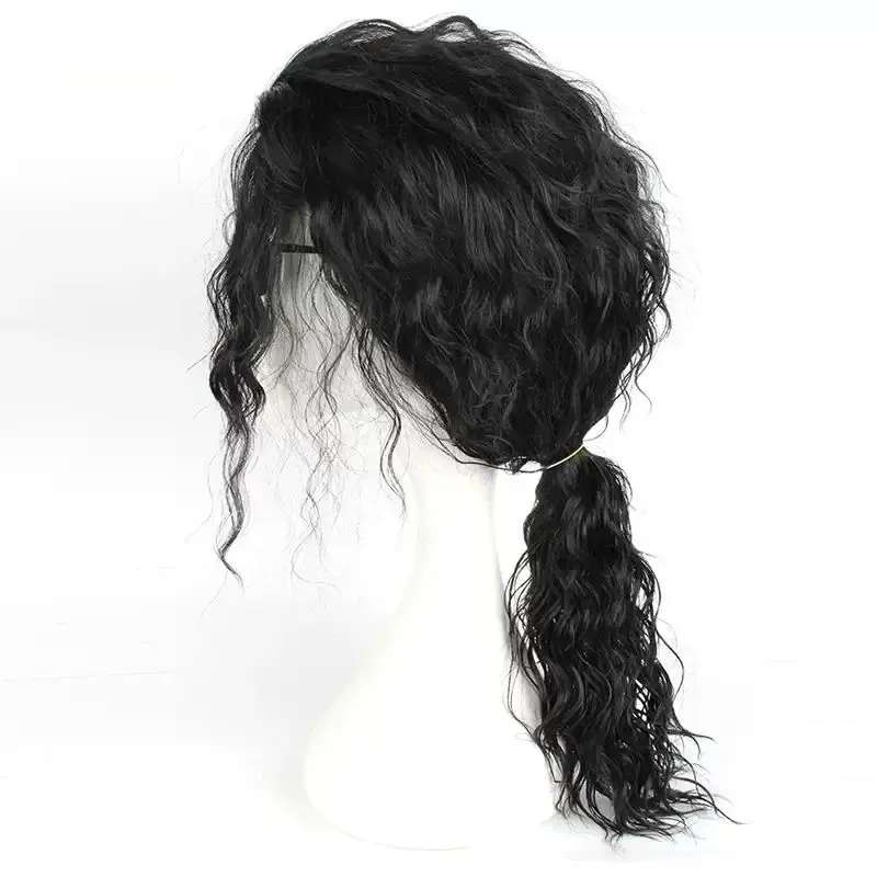 MJ Michael Cosplay Black Wig J - Anime Cosplay Long Black Hair 评论和价格