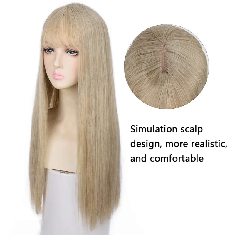 2026 Houyan synthetic long str - Cosplay Anime Pink Hair 评论和价格