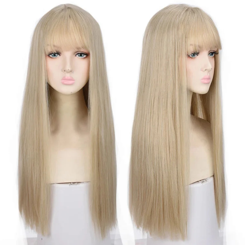 2026 Houyan synthetic long str - Cosplay Anime Pink Hair 评论和价格