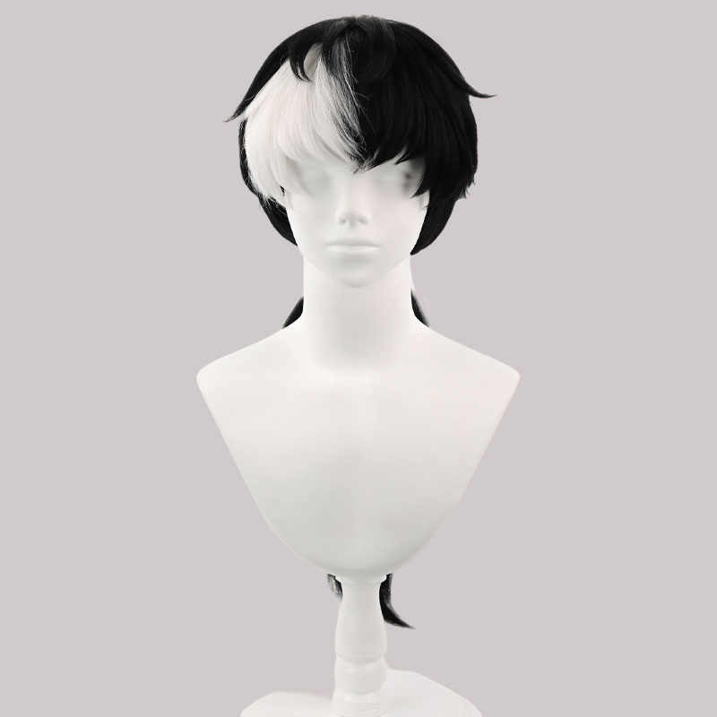 Game Ace Attorney Simon Blackq - Anime Cosplay Long Black Hair 评论和价格