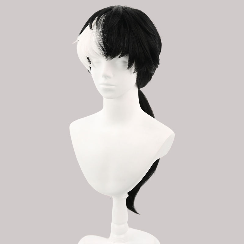Game Ace Attorney Simon Blackq - Anime Cosplay Long Black Hair 评论和价格