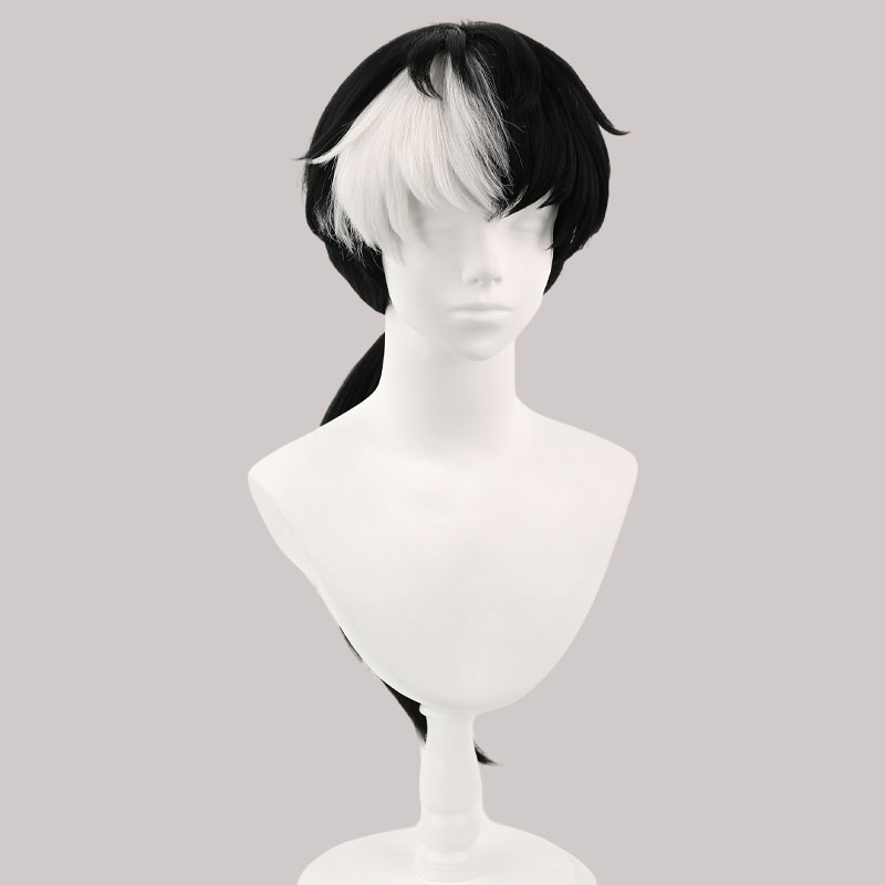 Game Ace Attorney Simon Blackq - Anime Cosplay Long Black Hair 评论和价格