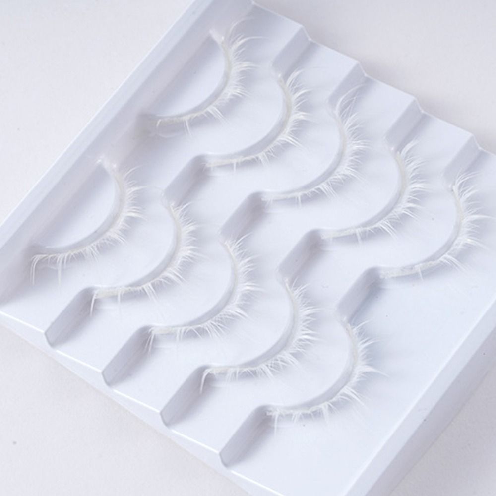 White White Anime Eyelashes Sp - Anime Cosplay Lashes 评论和价格