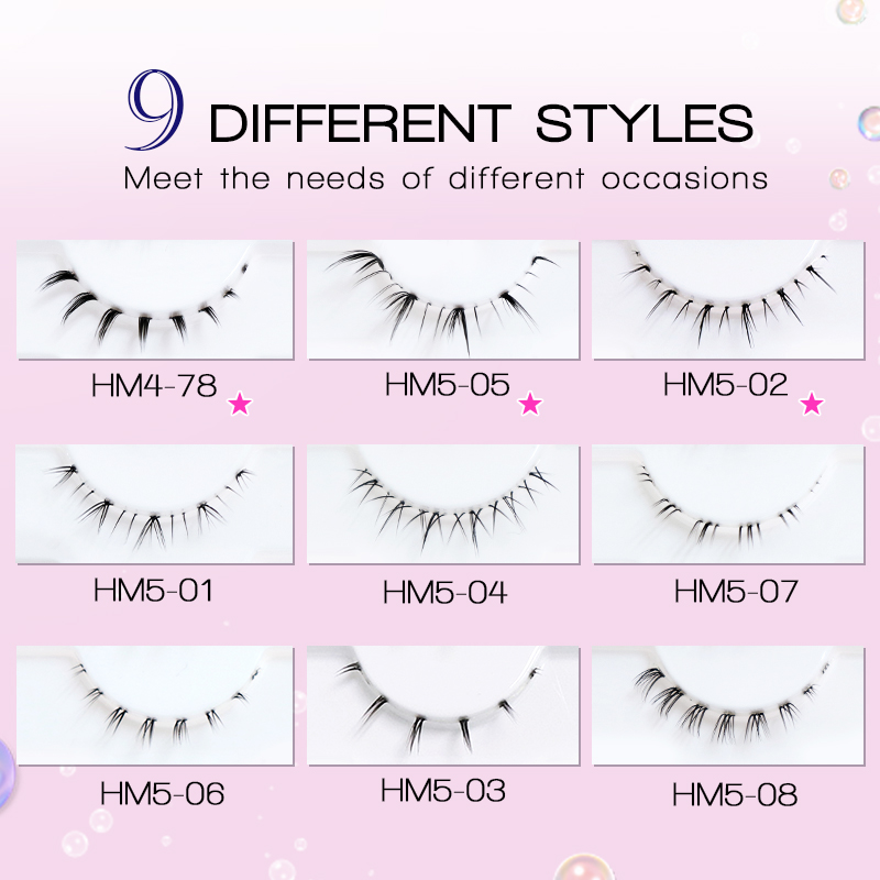 10/6/5 Pairs Lower Lashes Natu - Anime Cosplay Lashes 评论和价格