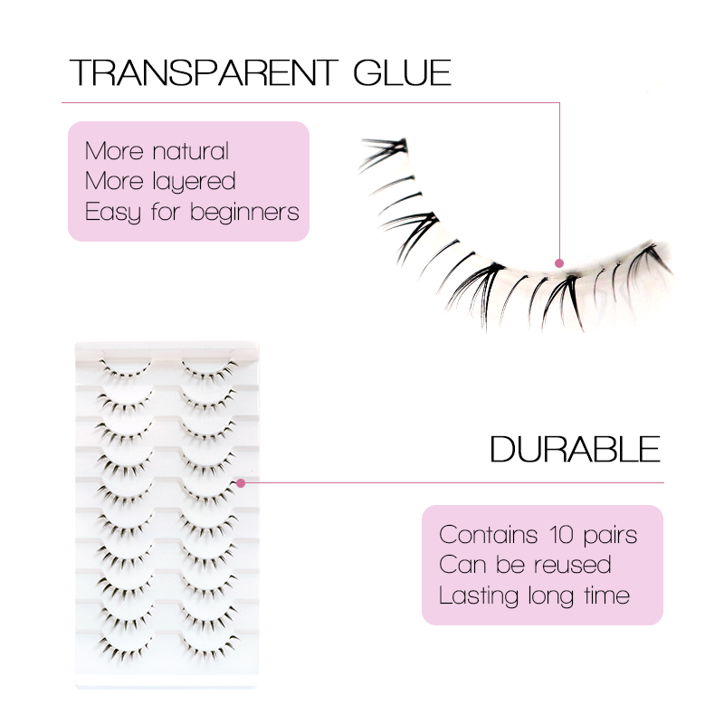 10/6/5 Pairs Lower Lashes Natu - Anime Cosplay Lashes 评论和价格