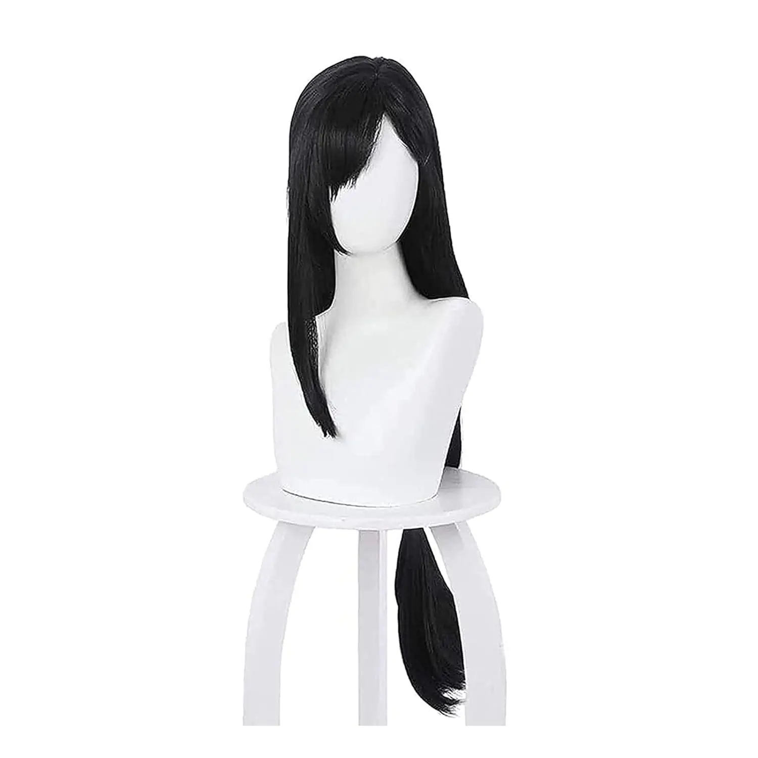 Tifa Lockhart Cosplay Wig Anim - Anime Cosplay Long Black Hair 评论和价格
