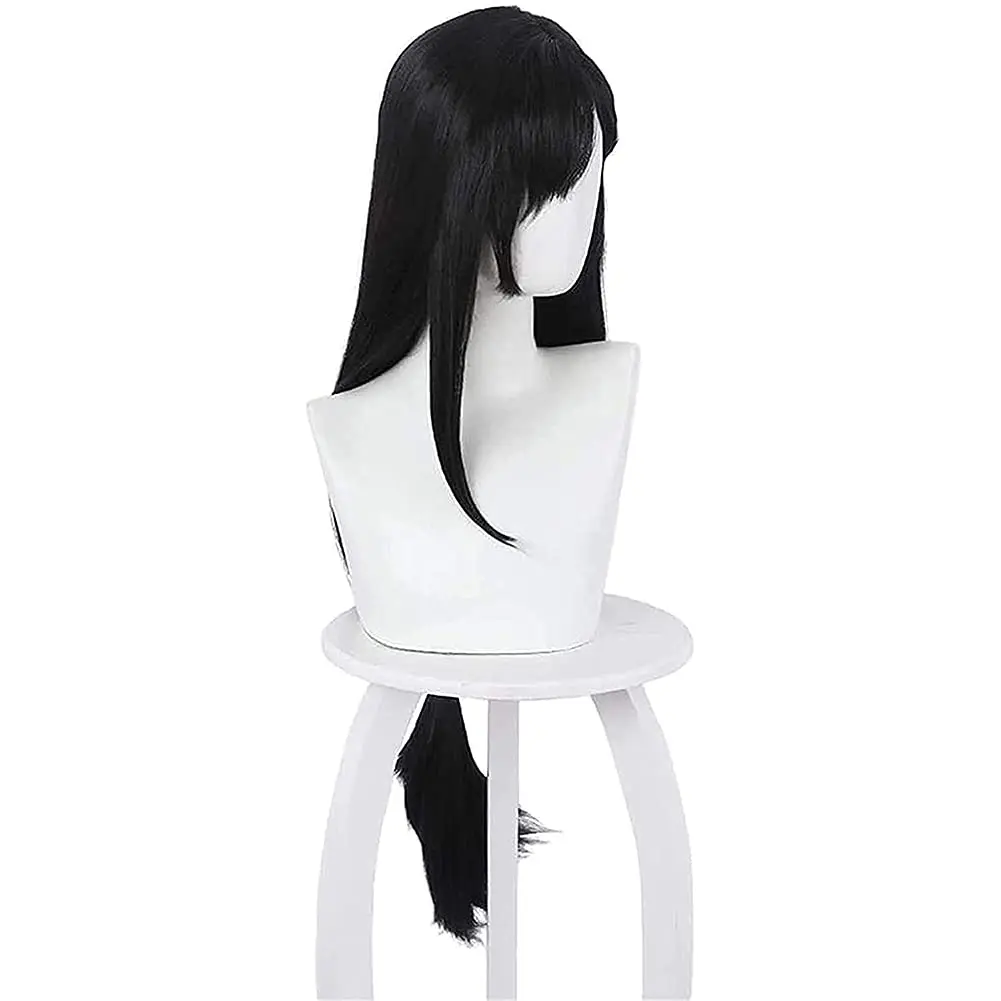 Tifa Lockhart Cosplay Wig Anim - Anime Cosplay Long Black Hair 评论和价格