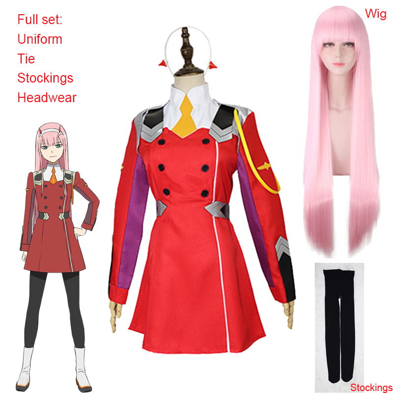 Anime 02 Dresses DARLING in th - Anime Cosplay Zero Two 评论和价格