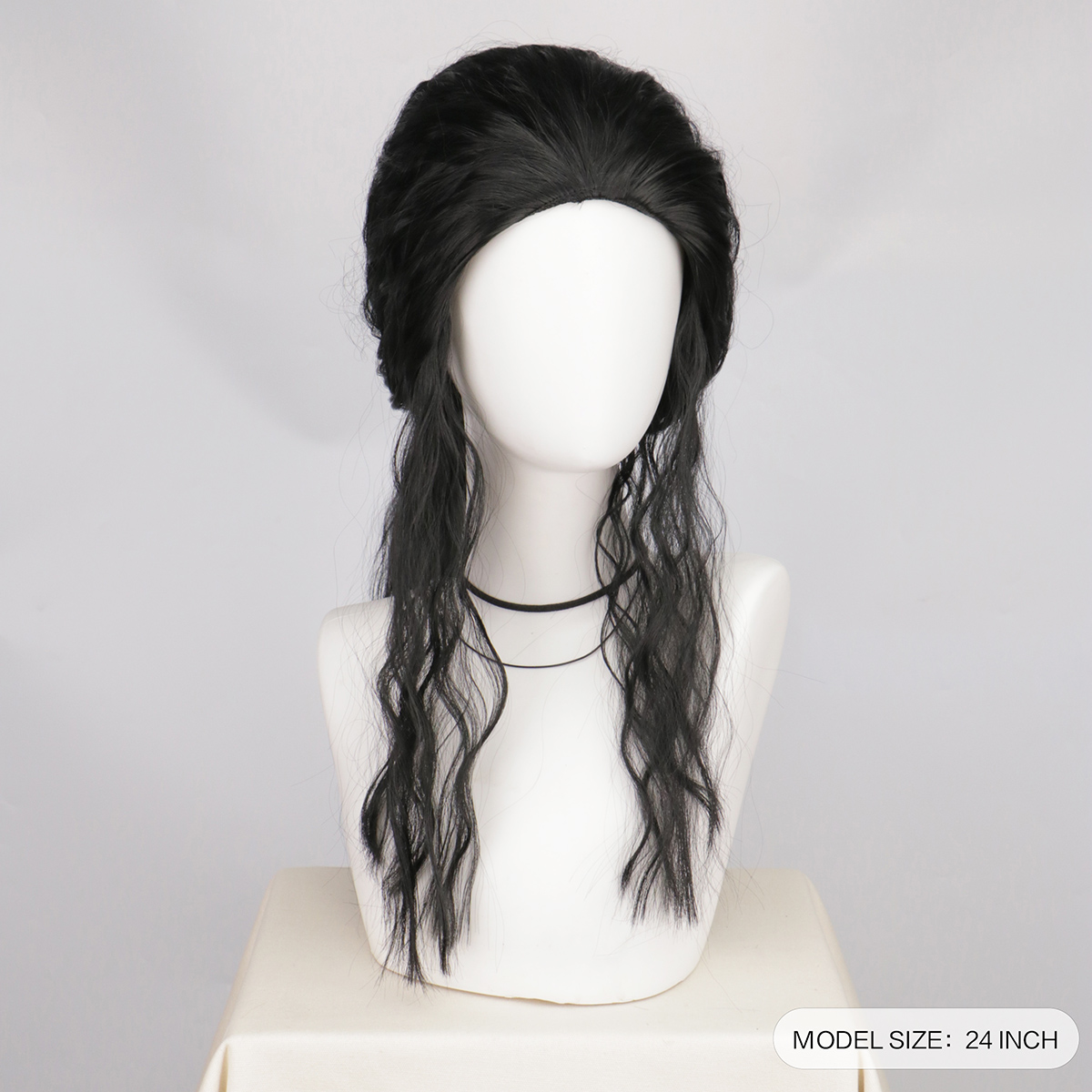 Michael Jackson Cosplay Wig Or - Anime Cosplay Long Black Hair 评论和价格