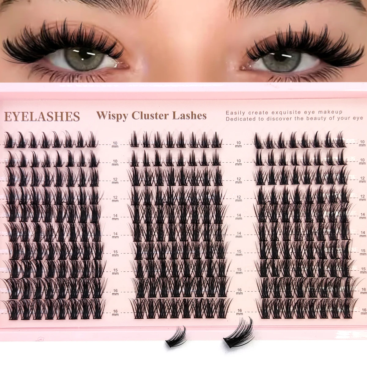 AMSDCN Manga Lash Clusters Wis - Anime Cosplay Lashes 评论和价格