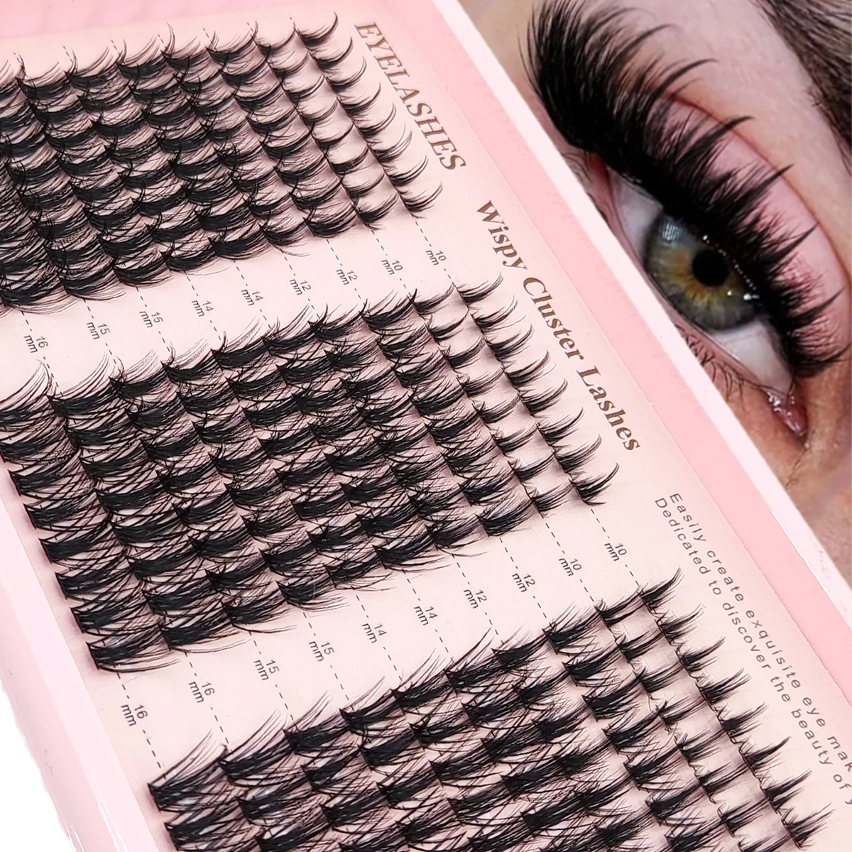 AMSDCN Manga Lash Clusters Wis - Anime Cosplay Lashes 评论和价格